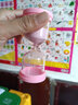 礼香馨儿童沙漏计时器30分钟学生创意3分钟时间刷牙计时幼儿园礼物摆件 10分钟粉色 实拍图