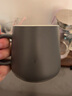 宝隆力真 简约马克杯子男生家用泡茶杯女创意办公室咖啡陶瓷喝水杯 灰蓝+咖啡勺 默认 实拍图