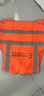 徽安良品反光背心应急反光衣马甲安全员工地施工荧光衣服建筑环卫工程网布反光背心印字 橘红 实拍图