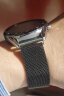 例米 华为手表Watch4/3pro表带GT4/3/2华为表带荣耀gt3手表金属不锈钢米兰腕带智能表带46/41mm男女款 磁吸米兰-黑色 华为gt表带+钢化膜2片装 实拍图