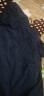 匡都（KRDUGBR）夹克男外套冬季加绒学生修身抗皱衣服防风男装休闲连帽棉服春秋 蓝色-加绒 XL（120-135斤） 晒单实拍图