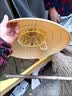 畅印农民大檐防雨防晒帽塑料林冲帽男女户外采茶干活钓鱼遮阳帽斗笠帽 【直径48厘米】 实拍图
