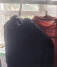金三塔 100%桑蚕丝打底衫真丝抽皱高领针织打底衫1YZW0732 黑色7100 XL 实拍图