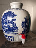 景德镇10/20/50/100/斤青花陶瓷酒坛子密封泡空酒罐酒缸酒瓶 20斤八仙【打孔配塑料龙头】 实拍图