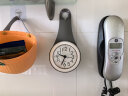 BBA挂钟浴室防水厨房卫生间创意家居迷你时钟个性小巧石英钟卡其灰 实拍图