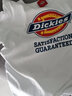 dickieslogo印花短袖T恤情侣款圆领休闲男装T恤 DK007088 白色 XL  实拍图