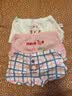 贝瑞加（Babyprints）女童内裤3条学生棉质平角裤青少年短裤女孩打底裤 白兔款150 实拍图