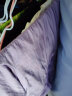 班尼路（Baleno）短袖t恤男纯色体恤情侣款上衣青年基础百搭打底衫休闲透气新疆棉 11P紫色 XL 实拍图