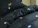 得仁馨（DERENXIN） 学生宿舍上下铺单人床三件套床上用品被套床单枕套被褥套装全套 星空之旅-磨毛面料 1.2m床被褥六件套 4斤被 实拍图