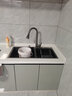 格卫森洗菜盆厨房水槽双槽304不锈钢洗碗槽洗菜池台下盆水池盆水池盆 标准套餐带下水一套(无龙头) 纳米双槽-82*45cm 实拍图