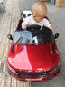星辰皓路虎儿童电动车宝宝四轮越野充电汽车小孩带遥控可坐人玩具车童车 【红色四驱】早教+摇摆+避震+软胎+皮座椅 实拍图