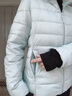 杰奥 轻薄轻便羽绒服女短修身柔软轻盈百搭保暖90鸭绒女装立领1313202 4400#薄荷绿 M (165) 实拍图