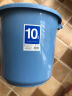 爱丽思（IRIS）手提塑料水桶有刻度加厚多功能储水桶爱丽丝洗涤浇花清洁收纳水桶 10L 实拍图