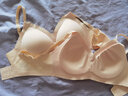 雅鹿无痕乳胶内衣女士无钢圈小胸聚拢调整型少女学生美背文胸罩 肤色 M （建议90-108斤 75BCD&80AB） 实拍图