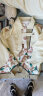 艾梵斯贝中国风时尚潮流男士刺绣工装夹克宽松加棉复古冬季牛仔衣外套棉服 米白色 5XL 晒单实拍图