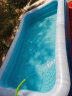 曼比鱼 儿童游泳池 超大充气游泳池 婴儿游泳池长方形保温洗澡盆 3.05米三层-电泵水枪泳圈球20 晒单实拍图