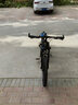 凤凰上海凤凰山地车自行车男士女式学生成人变速宽胎越野公路赛单车 【铝架/全套竞速轴承】六刀消黑 24寸24速【建议身高138-168cm】 实拍图