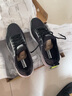 斯凯奇（Skechers）男鞋子 25秋季新款轻便百搭透气运动鞋缓震回弹耐磨跑步鞋休闲鞋 热售主推/简约白黑 43.5 (脚长28cm) 实拍图