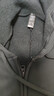 adidas阿迪达斯官网男装篮球运动加绒连帽夹克外套DM7564 黑/白 A2XL 实拍图
