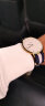 比握特（BeauW）尼龙表带代用dw手表配件帆布带手表链原装男女手表带防水透气通用 蓝白蓝【玫瑰金扣】 20mm 实拍图