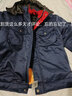 烈焰战队工作服棉衣 男冬季长袖加厚防寒劳保服棉服 汽修车间工作棉袄外套 新式红边棉衣（棉衣上衣） 175（建议145-155斤） 实拍图