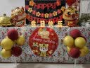忆笙花 生日场景布置装饰餐布露营派对出游户外眼镜蜡烛条幅party幼儿园 生日happy桌餐布 实拍图