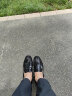 沙驰男鞋 2024年新品弹软时尚舒适羊皮套脚豆豆鞋商场同款休闲鞋 黑色 39 晒单实拍图
