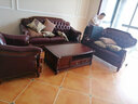 格澜帝尔（growdear）沙发美式古典真皮沙发牛皮沙发组合实木真皮沙发欧式新古典奢华 全皮双人位（可换皮布颜色） 实拍图