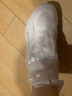 JAJALIN防雨鞋套防水靴套男女加厚鞋套便携防滑耐磨雨靴脚套白色 40/41码 实拍图
