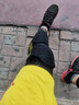 狂迷运动护膝篮球蜂窝防撞膝盖保护跑步男女透气护具装备暑假训练 KM第二代-磐龙-黑黄色【1只装】 L码【适合腿围 42-47 CM】 实拍图