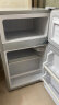 【尾货机】志高（CHIGO）【未拆全新机器】冰箱 家用双门小冰箱冷藏冷冻电冰箱 立体制冷 38P118双门【两天一度电】银色 实拍图