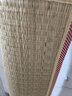 相思桐  凉席纯草席加厚白麻筋宁波草席单身宿舍老式1.2米0.9米1.5米 特密加厚红边款 1米宽*1.95米长 实拍图