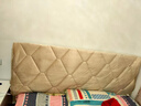 欧苏缦新款全包加厚高档床头罩套靠背软包简约现代皮木床头盖布保护套子 香槟 1.6米长床头罩 实拍图
