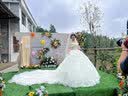 新6圈超大婚纱撑新娘齐地礼服裙撑可调节无痕六圈有骨造型撑超蓬 白色 实拍图