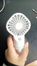 电小嘟适用手持纳米喷雾小风扇迷你加水可喷雾补水充电款usb静音桌面宿舍雾化加湿器学生便携式随身风扇 F3【白色】喷雾风扇+4档充电款 1200mAh 实拍图