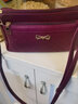 途尊（kingtrip）2021新款韩版中老年人斜挎包女包背包大容量单肩女士中年妈妈婆婆零钱包软皮包 紫色 实拍图