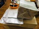 名桥（MINGQIAO）精品银色保温袋蛋糕保温包保鲜包冷冻食品冷藏包可定做 银色拉链款6寸    3个起发 实拍图