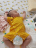 Aengbay昂贝 婴儿连体衣夏装宝宝衣服短袖幼儿纯棉薄款哈衣新生儿睡衣 黄色飞机 66cm 实拍图