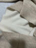 ERDOS 秋冬圆领双提无染色厚款针织女羊绒衫 善系列 香草白 160/84A/M 晒单实拍图