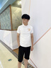 啄木鸟（TUCANO）2025夏季新款短袖t恤男潮牌潮流刺绣衣服修身社会小伙网红体恤衫 白色 L 实拍图