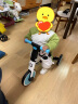 uonibaby品牌授权儿童三轮车脚踏车变形1-3-6岁溜娃神器多功能平衡滑步遛 蒂芙尼蓝+推杆适高68-128cm 升级版 实拍图