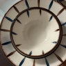 贺川屋日式餐具碗碟套装家用釉下彩陶瓷碗盘套装18头碗筷套装 优雅线条 实拍图
