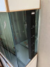 汉霸超白玻璃鱼缸 生态底滤循环系统 鱼缸客厅 家用智能懒人 水族箱 金+白 靠墙款0.8米长x36cm宽x75cm+71cm高 实拍图