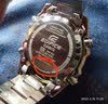 卡西欧（CASIO） 卡西欧(CASIO)男式手表 5马达太阳能多功能腕表小钢炮明星同款 太阳能黑盘钢带EQS-500DB-1A1 实拍图