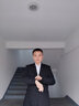 花花公子商务西服套装男西装男式西服正装工作职业装男装结婚新郎伴郎礼服 黑色两扣西服+西裤+衬衫+大礼包 4XL 实拍图