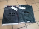 吉普（JEEP）休闲短袖t恤男polo翻领商务简约纯色体恤衫棉质半袖上衣8036 黑色8036 L 实拍图