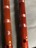 董雪华珍品笛子竹笛乐器专业演奏级横笛成人苦竹笛子学生初学 C调 2节单插接铜 实拍图