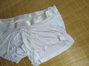 COCKCON男士平角裤冰丝一片式无痕内裤男夏季超薄低腰性感透气速干四角裤 浅灰色 L 实拍图