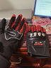TDGO摩托车手套秋冬季男女防摔防水防风机车骑士骑行越野手套四季通用 四季通用款-红色-防水/合金护壳 L(适合掌宽8-10CM) 实拍图