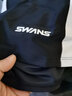 SWANS泳衣女专业连体平角训练游泳衣泡温泉遮肚抗氯速干防晒时尚游泳套 黑白色 3XL 实拍图
